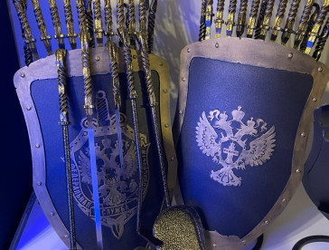 Наборы для кемпинга . Кованые щиты с шампурами Ручная работа
